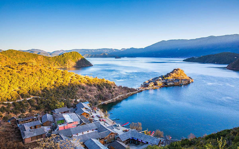 成都出发泸沽湖5日自驾游西昌邛海里格半岛格姆女神山5日浪漫之旅